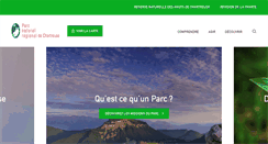 Desktop Screenshot of parc-chartreuse.net